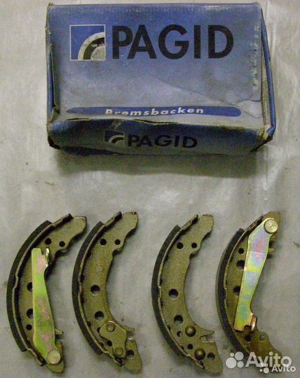 Pagid Колодки тормозные VW Golf 2/3; skoda: fabia