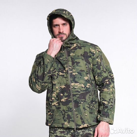 Костюм мужской тактический флисовый softshell