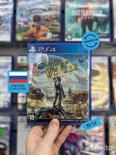 Диск для PS4. The Outer Worlds