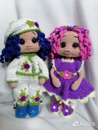 Вязаные игрушки ручной работы
