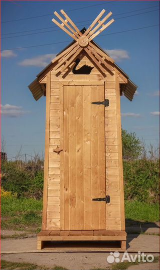 Уличный туалет с установкой