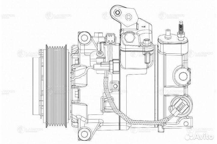 Компрессор кондиционера infiniti FX/QX70 08
