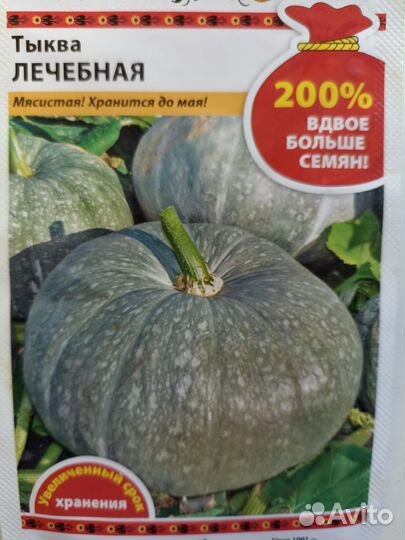 Семена Тыквы Лечебной Сладкой коллекционные