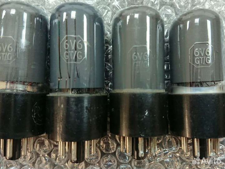 Радиолампа 4 шт RCA 6V6gt/g VT-107 USA отличная