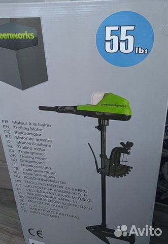 Новый мотор лодочный 40V greenworks G40TM55 LBS купить в Екатеринбурге ...