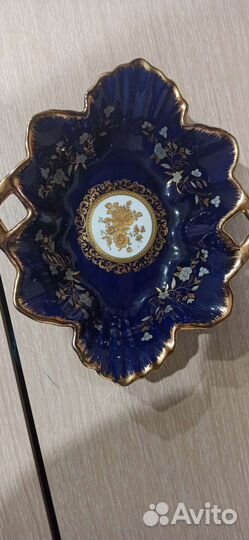 Ваза конфетница, фруктовница, Чехословакия. СССР