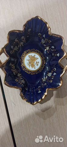 Ваза конфетница, фруктовница, Чехословакия. СССР