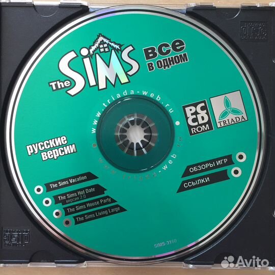 Компьютерная игра Sims (2cd)