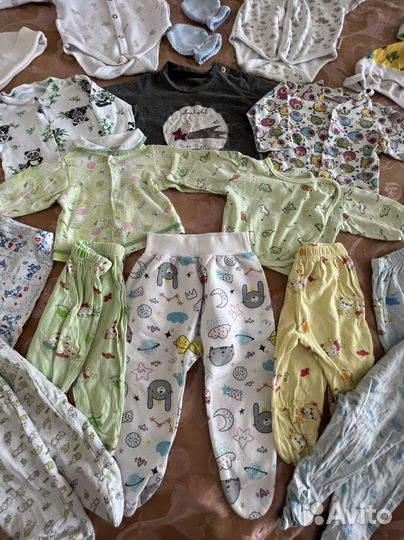 Большой пакет для мальчиков 0-3 месяца