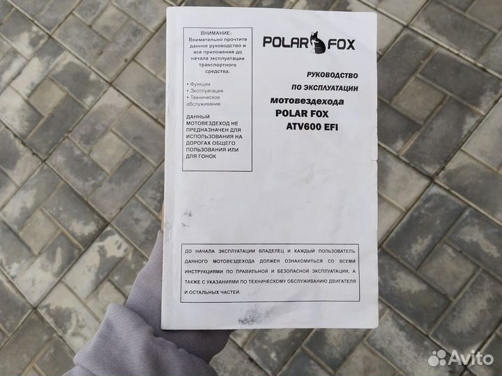 Квадроцикл polar fox