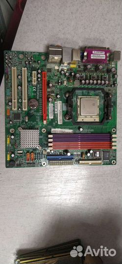 Материнская плата с процессором