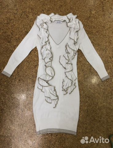 Платье белое xxs, xs, s