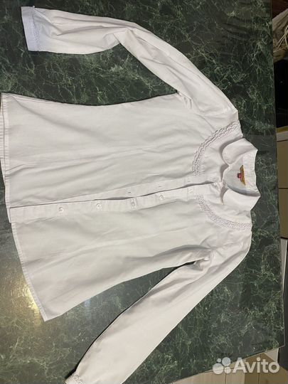 Рубашка белая школьная