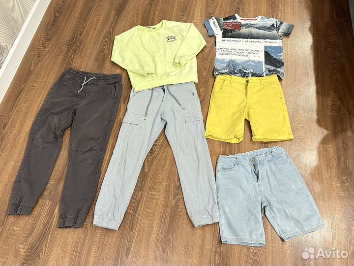 Вещи пакетом на мальчика рост 134 140