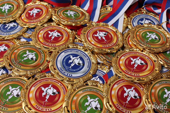 Медали спортивные для различных видов спорта