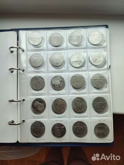 Альбом с юбилейными монетами СССР