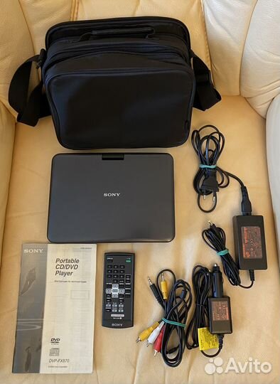 Портативный CD/DVD проигрыватель sony DVP- FX870