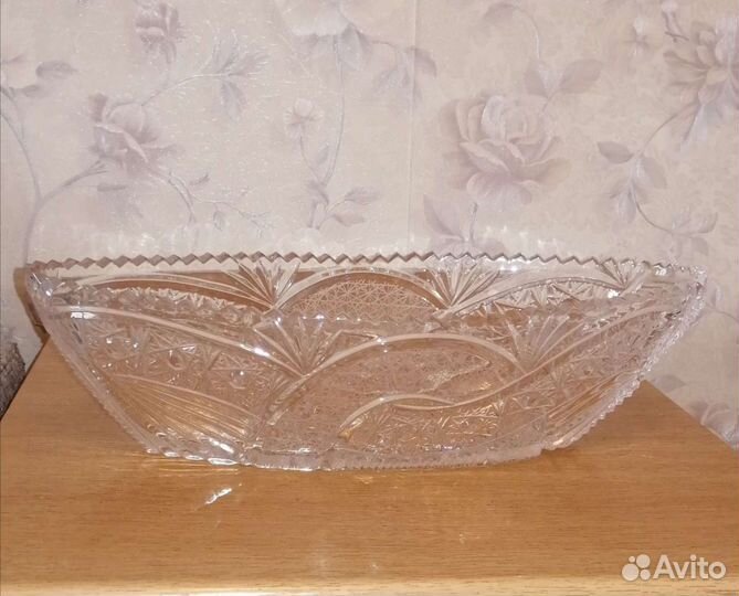 Салатница хрустальная СССР