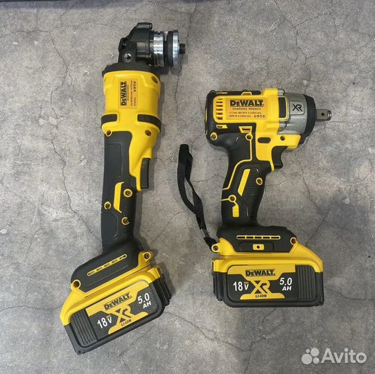 Новый набор DeWalt 2в1 Болгарка+Гайковерт 2 АКБ