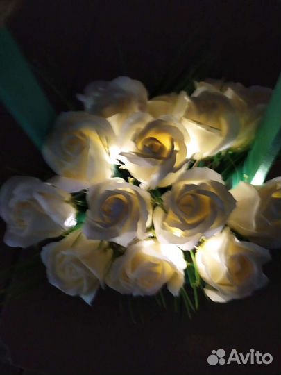 Светильник ночник-мыльный букет