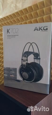 Новые (запечатанные) отличные наушники AKG K702