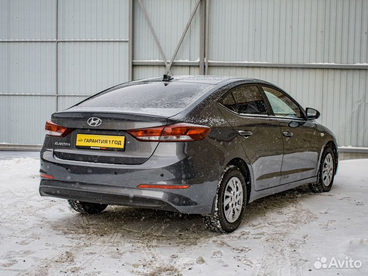 Hyundai Elantra 1.6 МТ, 2017, 201 396 км