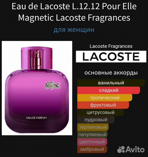 Eau de Lacoste L.12.12 Pour Elle Magnetic Lacoste