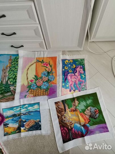 Вышивка крестом. Картины, салфетки, рушники