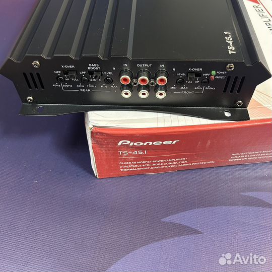 Усилитель 4х канальный pioner ts-45.1 3000 watt