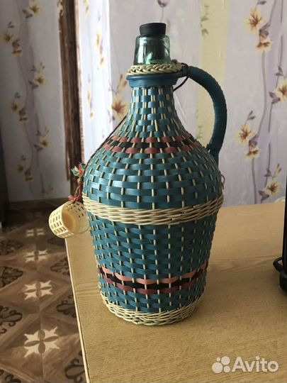 Бутылка в оплётке