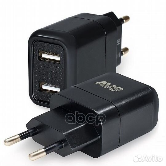 USB сетевое зарядное устройство AVS 2 порта UT