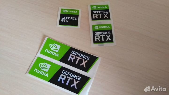 Наклейки Nvidia(RTX,GTX)