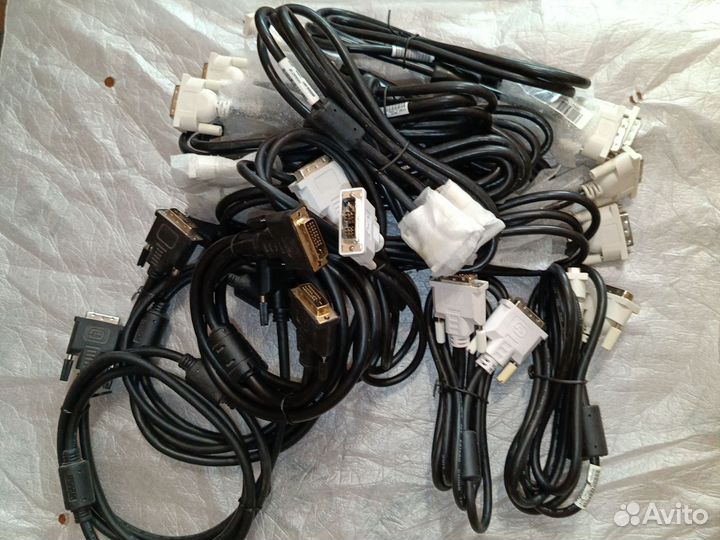 Кабели для монитора DVI (d) - DVI (d) 1.8м. новые