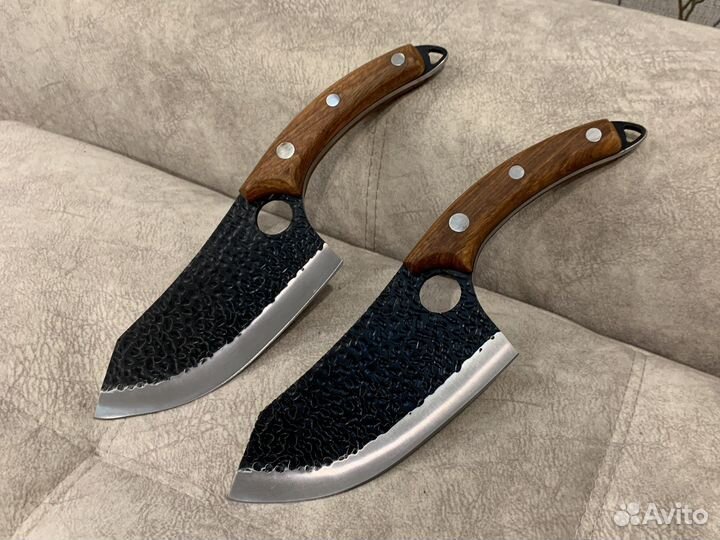 Сербский нож-тяпка разделочный на кухню