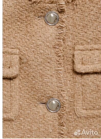 Твидовый жакет Mango