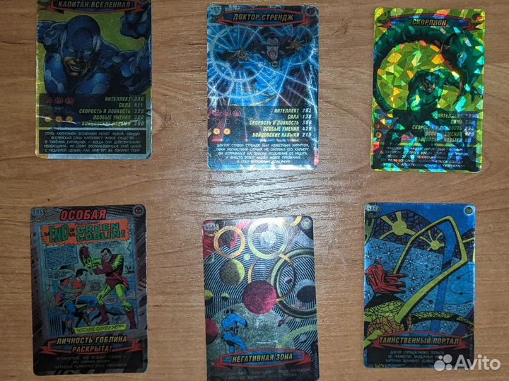 Карточки Человек Паук Герои и Злодеи