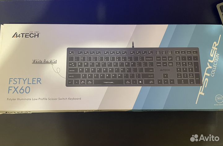 Клавиатура a4tech fx60 с подсветкой