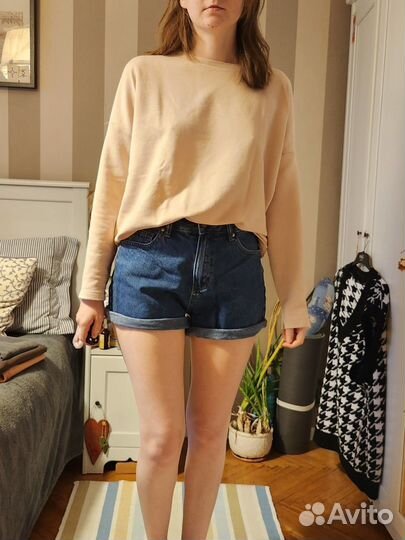 Шорты джинсовые pull&bear