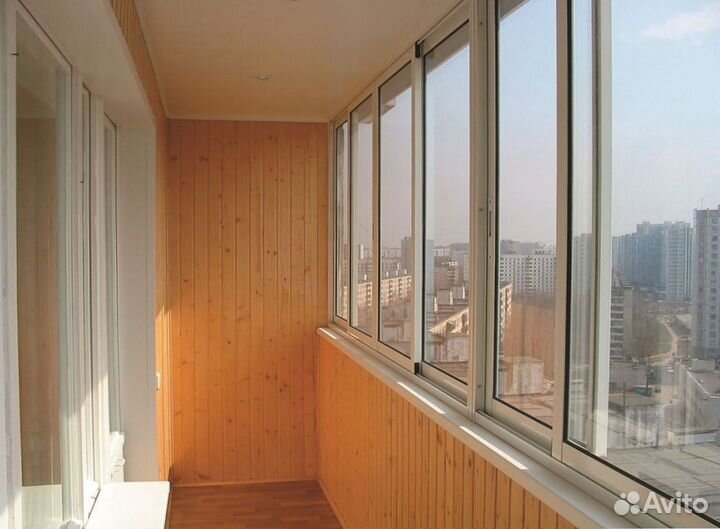 Остекление и отделка балконов