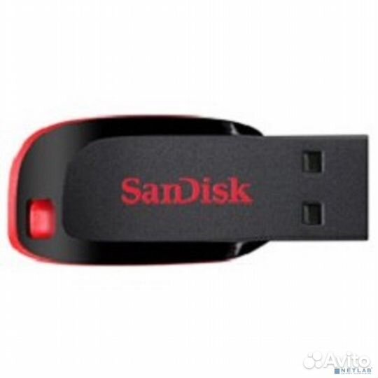 SanDisk USB Drive 32Gb Cruzer Blade sdcz50-032G-B35 USB2.0, Black/Red