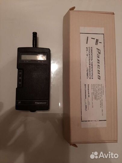 Измеритель температуры и относительной влажности и