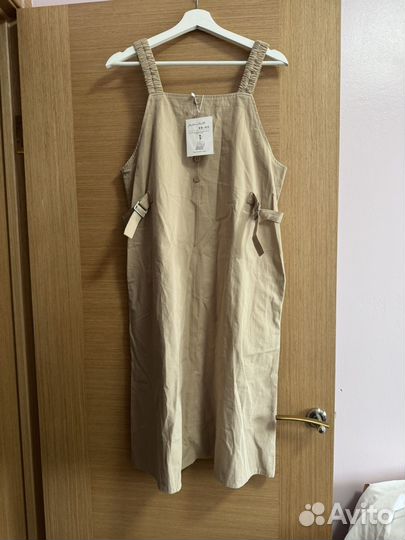 Платье сарафан лен