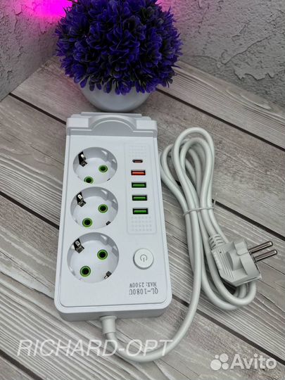 Удлинитель сетевой 5м / Сетевой фильтр