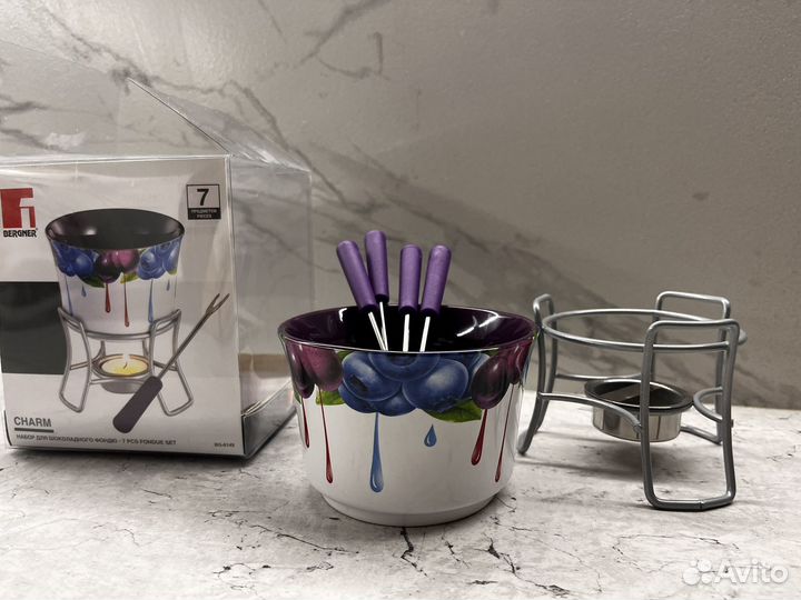 Набор для фондю новый + свечи в подарок