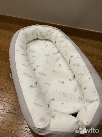 Кокон для новорожденных со съемным чехлом