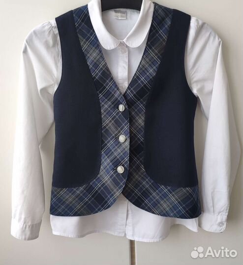 Школьный жилет для девочки 134