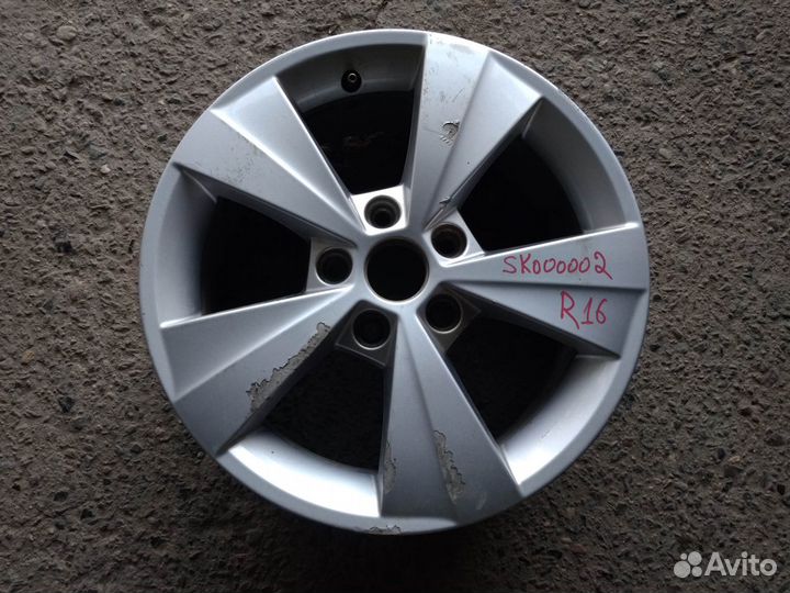 Диск литой колесный Skoda Octavia 3 A7 R16