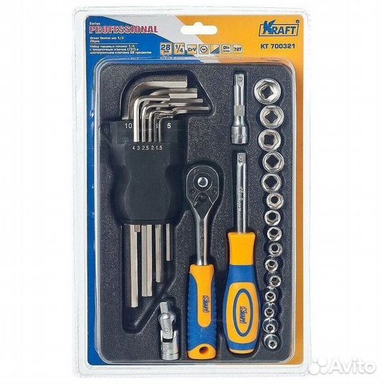 Шланг тормозной передний kraft KT003210