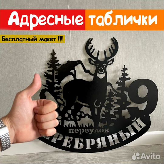 Адресная табличка на Ваш дом