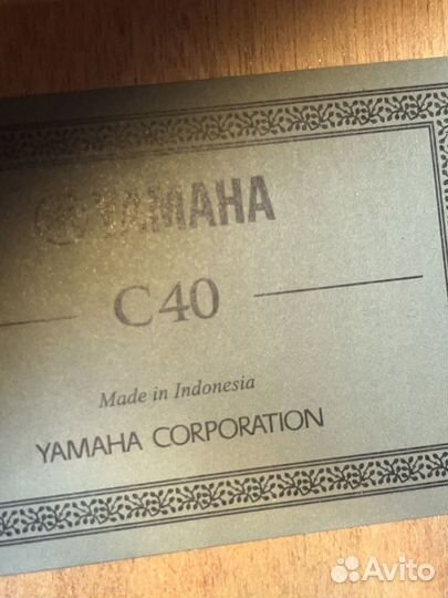 Гитара yamaha c40